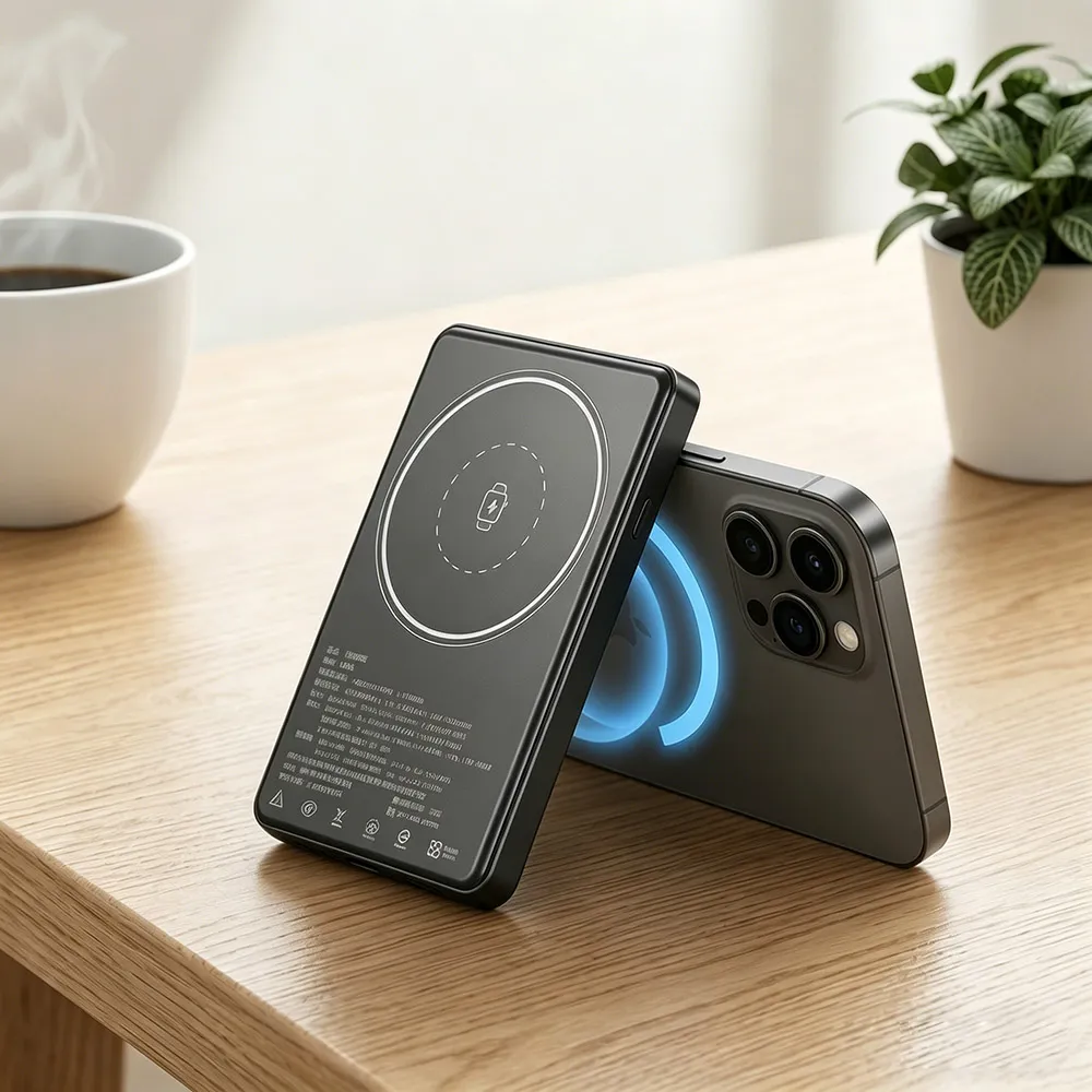 【RDi】台灣製造 防爆超薄 半固態磁吸行動電源 手錶耳機充 5000mAh
