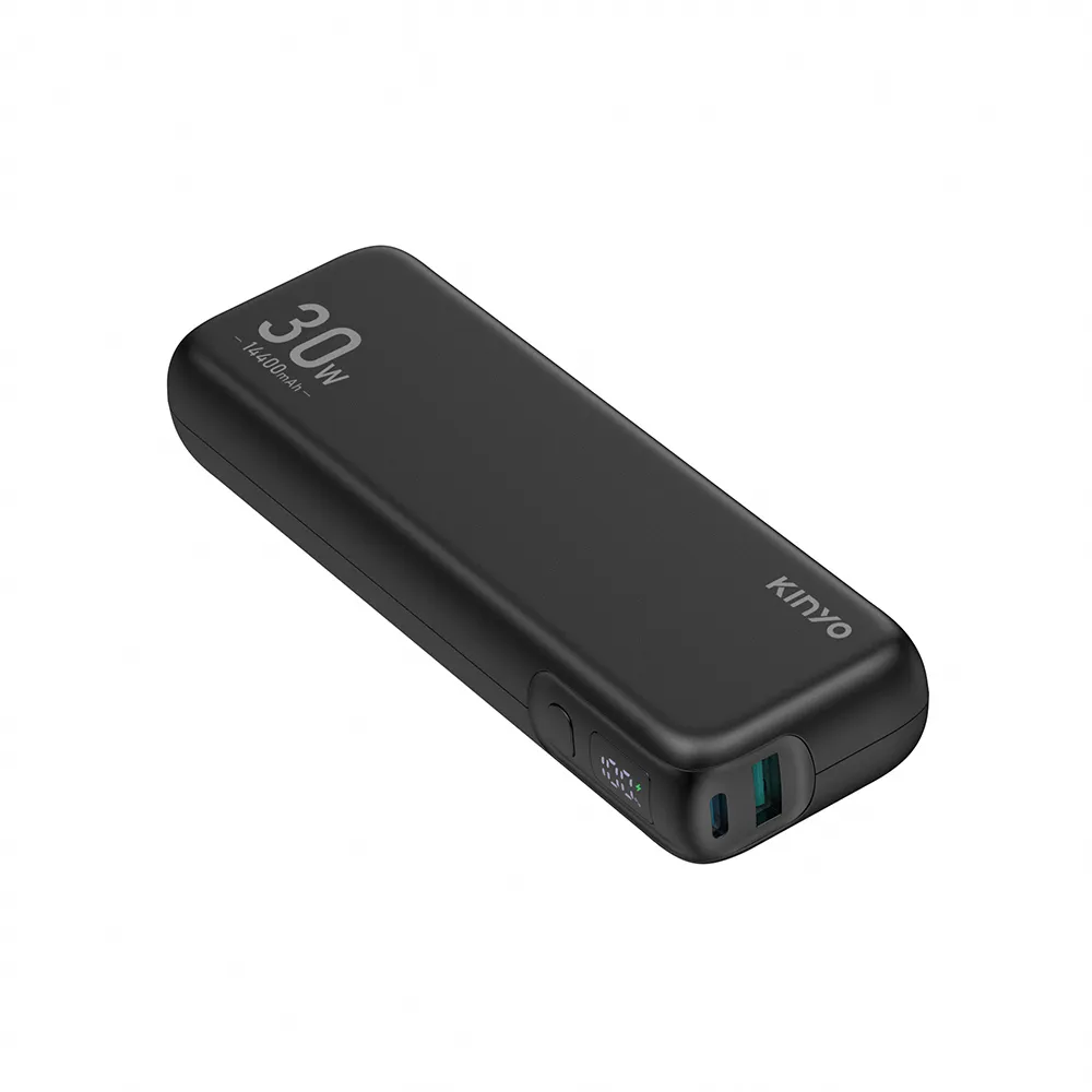【KINYO】WH標示 14400mAh PD 30W輕效商務極速充(KPB-2800)