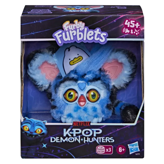 【Furby】菲比小精靈 迷你電子絨毛玩偶《KPOP 獵魔女團》Derpy版