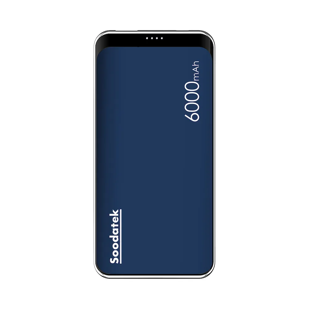 【Soodatek】6000mAh 行動電源 QC PD 雙向充電(SPBC1U1-PC6000)