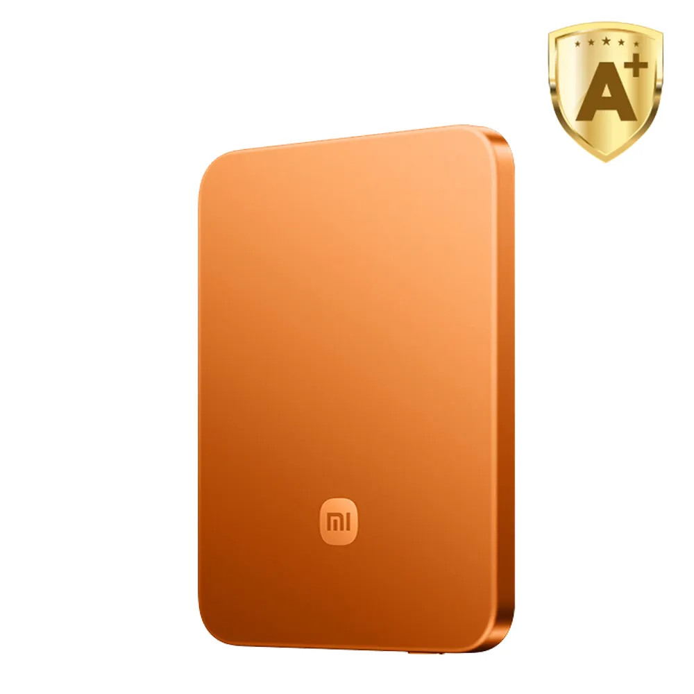 【小米】官方旗艦館 Xiaomi 纖薄磁吸行動電源 5000 15W 曜光橙(通過3C認證/0.6cm超薄/小米首款自研電池)