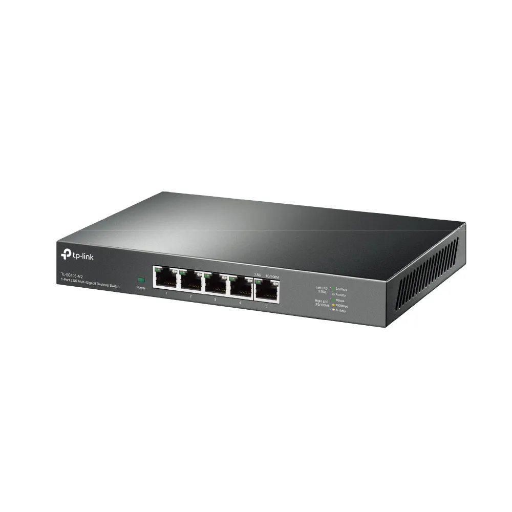 【TP-Link】TL-SG105-M2 5 埠 100Mbps/1Gbps/2.5Gbp 桌上型Gigabit交換器