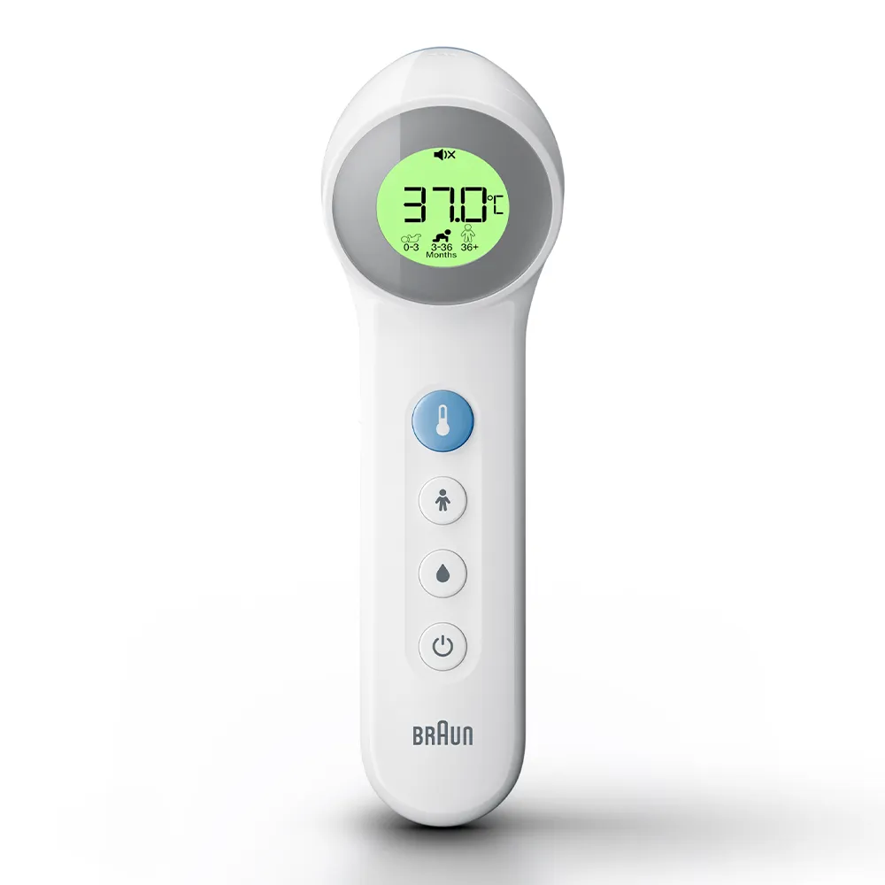 【BRAUN 百靈】免接觸及接觸額溫槍 BNT400AP(兒科醫師首選品牌) (家用必備 發燒監測 疫情備品)