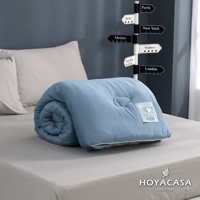 【HOYACASA  禾雅寢具】史努比聯名系列-韓系千層泡芙針織冬被(180x210cm)-多款任選