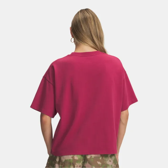 【UNDER ARMOUR】UA 女 HWT Wash Wordmark 短袖T-Shirt_6020001-623