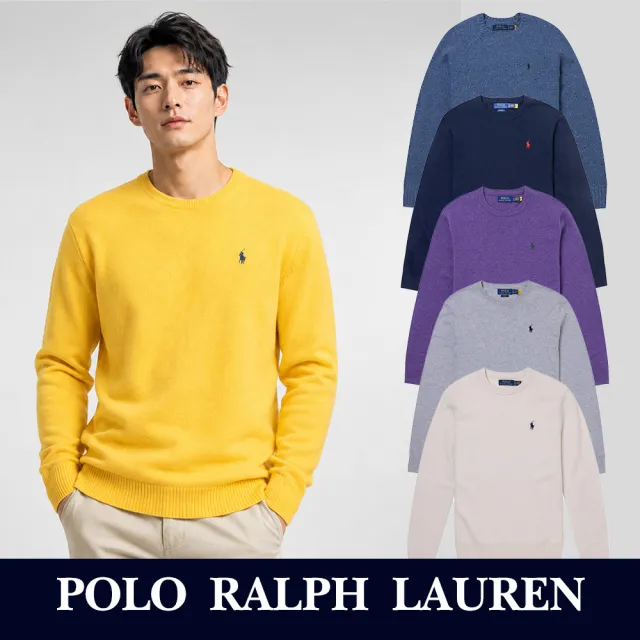 【RALPH LAUREN】RL POLO 經典刺繡小馬針織毛衣-多色選(平輸品/部份羊毛款/秋冬舒適)