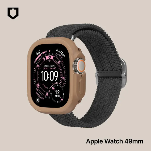 【RHINOSHIELD 犀牛盾】適用Apple Watch Ultra 4/Ultra 3/Ultra 2/Ultra 49mm 防摔手錶保護殼