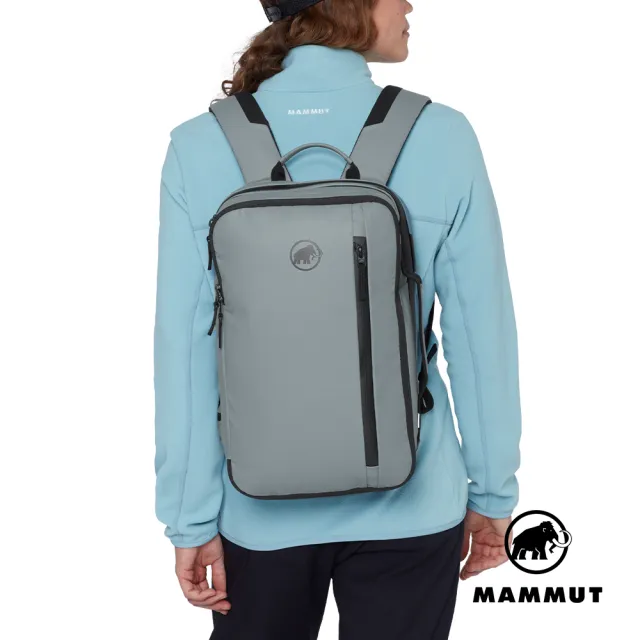 【Mammut 長毛象】Seon Transporter 15 休閒筆電後背包 15L 地層灰藍 #2510-04191