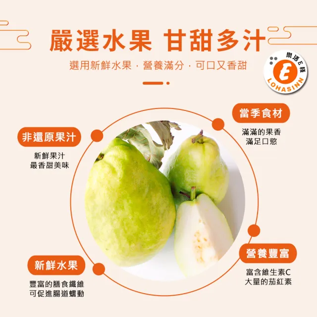 【樂活e棧】花漾蒟蒻冰晶月餅-芭樂口味8顆x2盒(全素 甜點 冰品 水果)