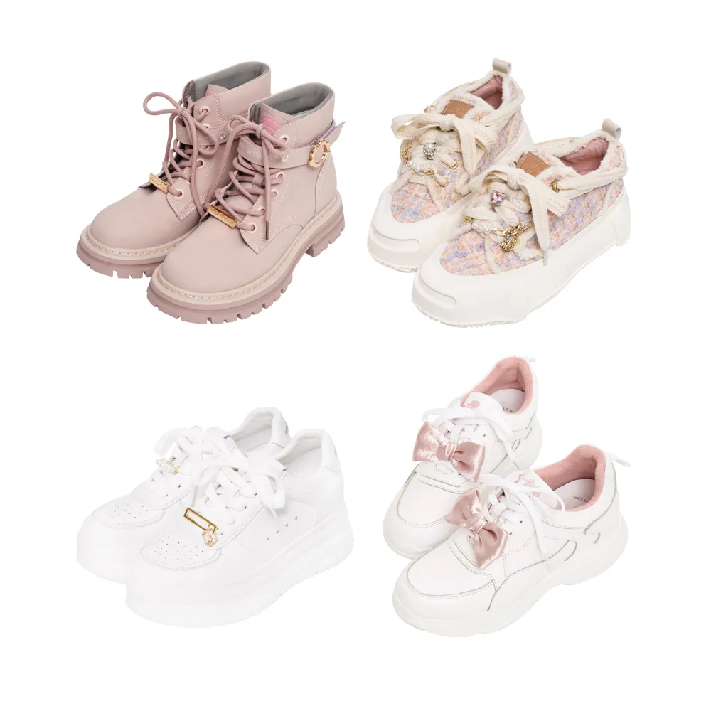 【Ann’S】Ann’S X Sanrio三麗鷗 HELLO KITTY 美樂蒂 聯名老爹鞋 短靴 小白鞋 休閒鞋(多款選)