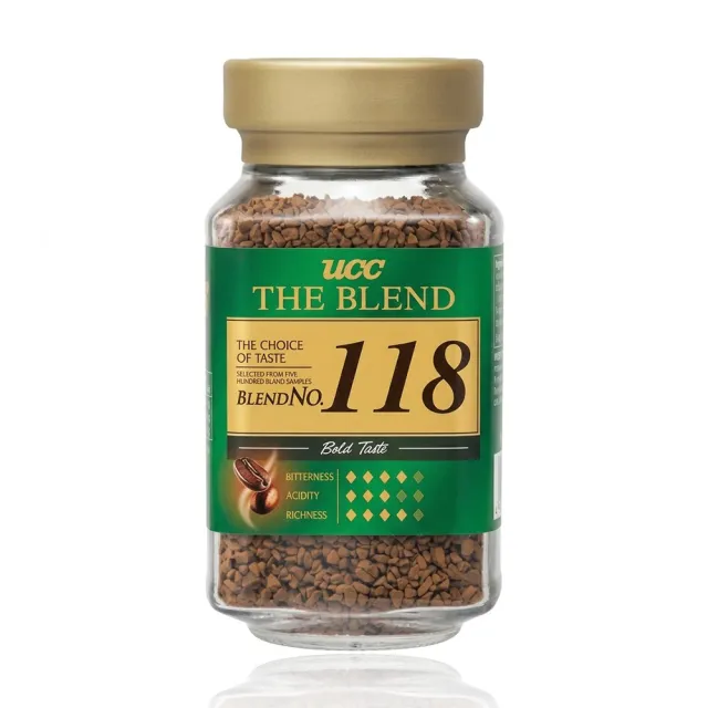 【UCC】4罐入 上島咖啡 THE BLEND 118 即溶美式無糖黑咖啡粉 日本原裝進口食品 深烘焙速溶沖泡拿鐵那堤