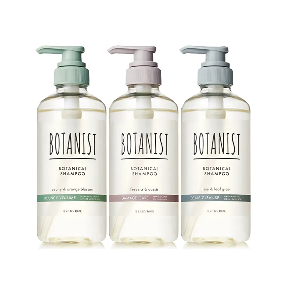 【BOTANIST】植物性洗髮精/潤髮乳460ml(小姐不熙娣推薦 受損護理/髮肌淨化/彈潤蓬鬆 植感空氣瓶)