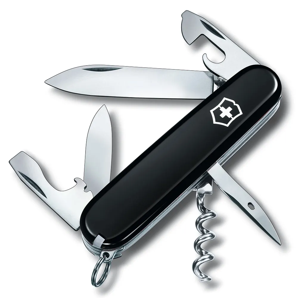 【VICTORINOX 瑞士維氏】勇武者12用 瑞士刀(黑)