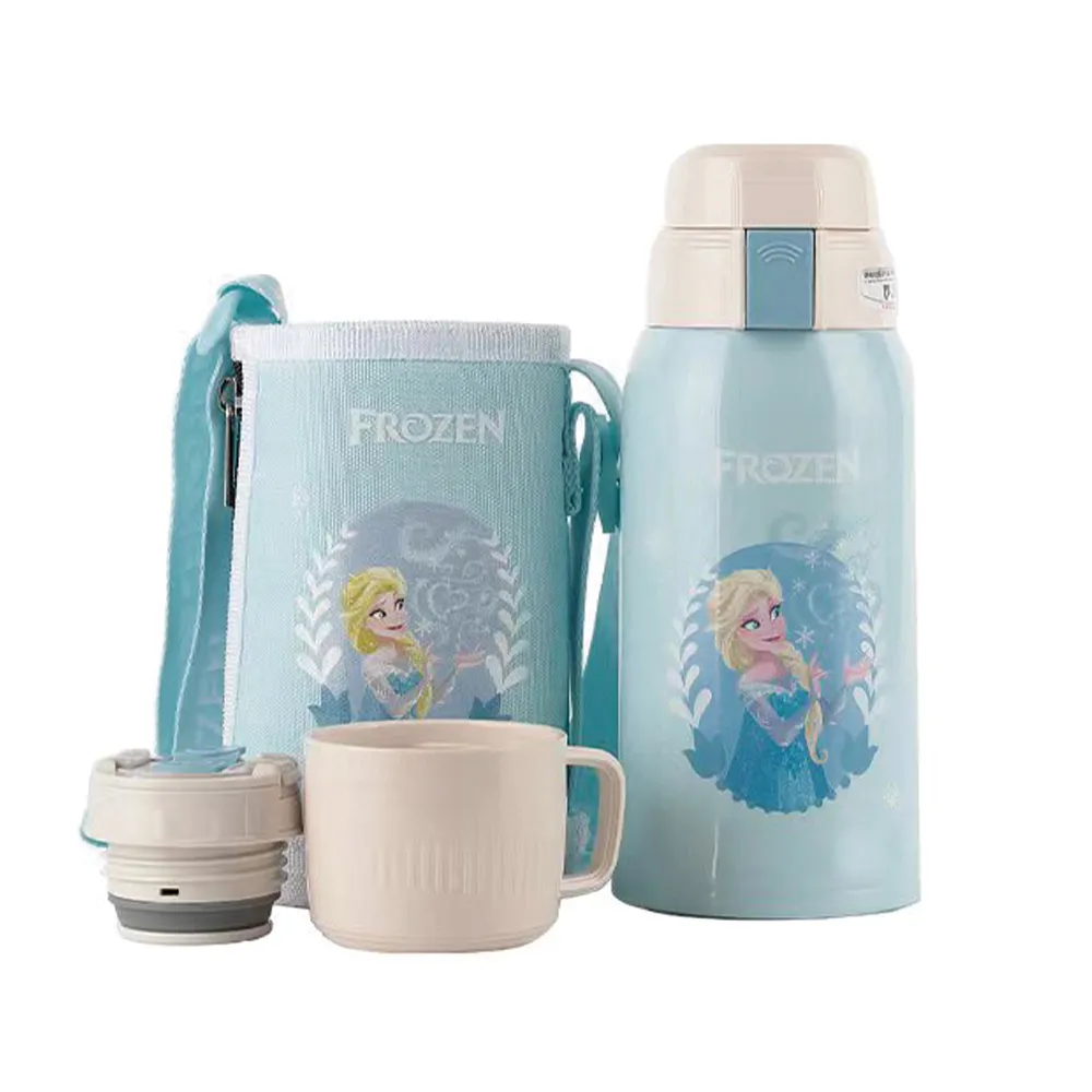 【BEDDY BEAR 杯具熊】冰雪奇緣復古兒童保溫杯 600ml(保溫杯 316不銹鋼 兒童保溫水壺)