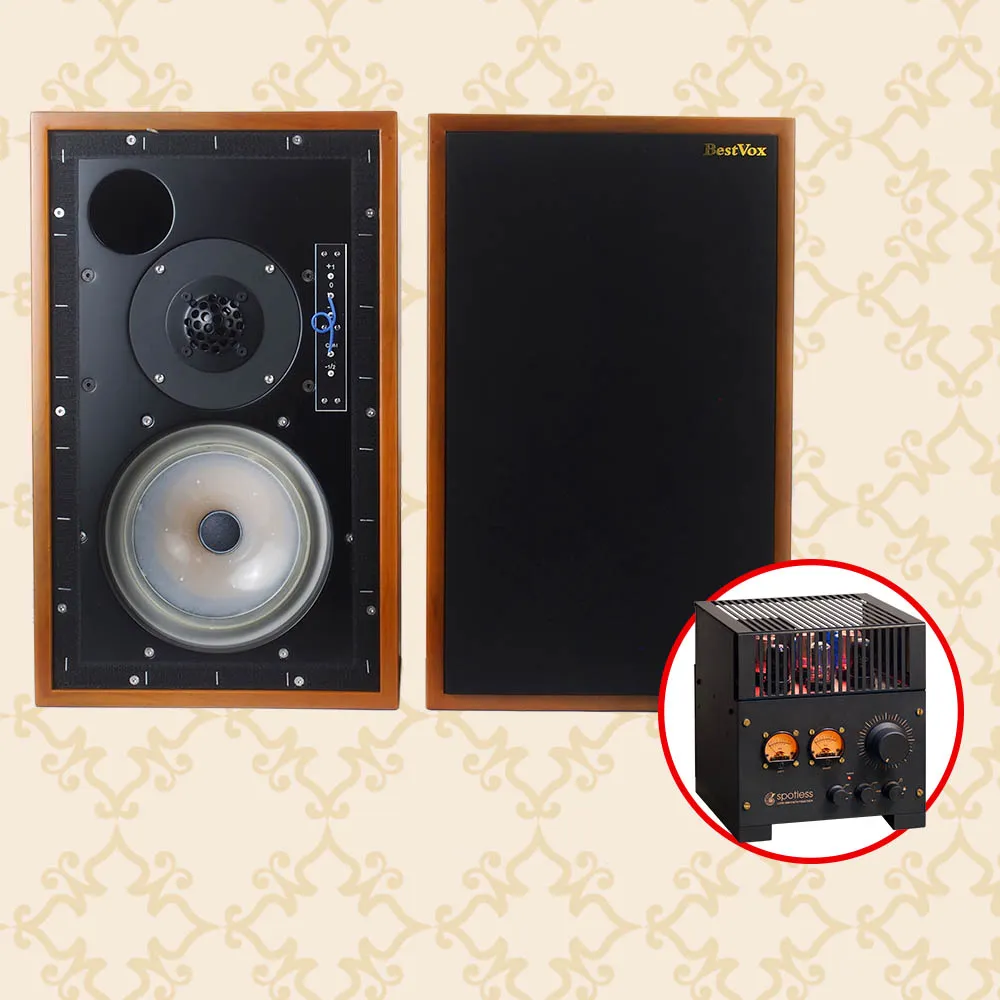 【BestVox本色】LS5/9 大書架喇叭+Spotless A1前管後晶 綜合擴大機 組合(LS5/9、雙聲道)