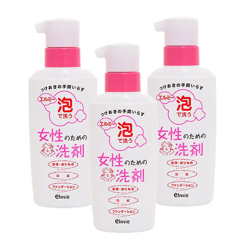 【elmie】Elmie泡沫去血污洗潔劑-200ml(三入超值組)