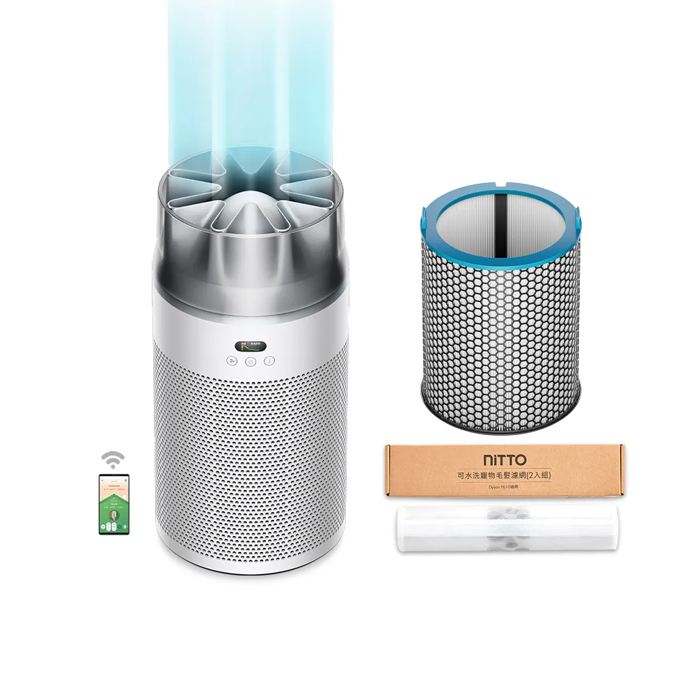 dyson 戴森】HJ10 HushJet 噴射氣流空氣清淨機(銀白色) - momo購物網