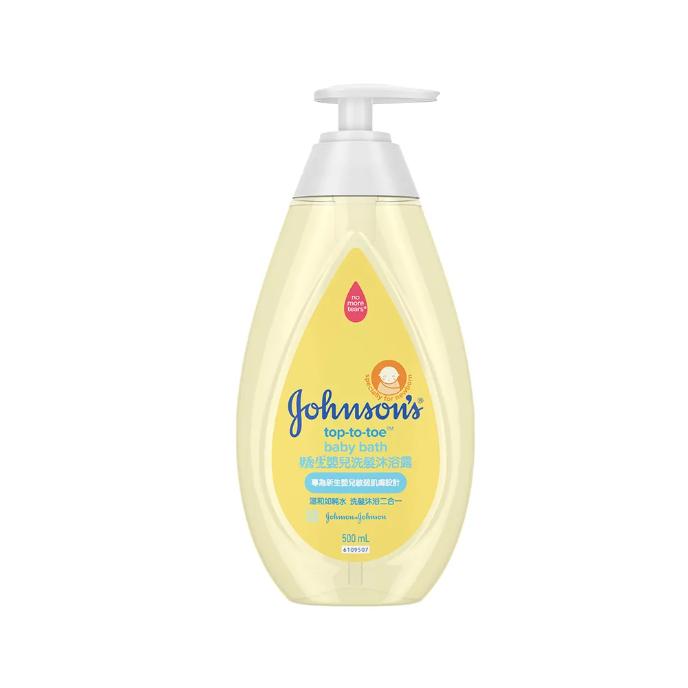 【Johnsons 嬌生】嬰兒洗髮沐浴露500ml(嬰兒沐浴/嬰兒洗髮)