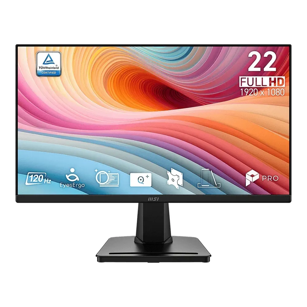 【MSI 微星】5入組★PRO MP225 E12VL 22型 120Hz 平面美型商用螢幕(TUV護眼認證/HDMI/1ms)