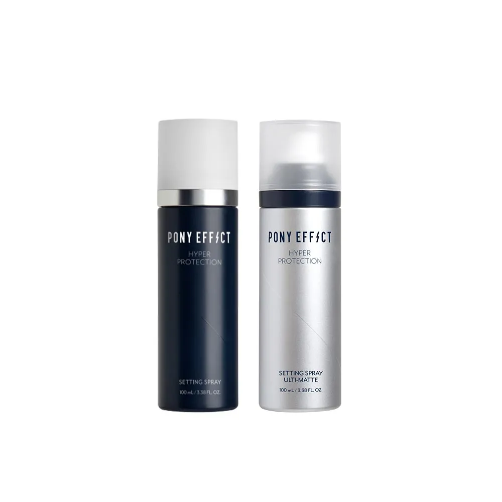 【PONY EFFECT】絕對持久定妝噴霧100ml2入組 (控油特霧/持久定妝-任選) 防水/防油/持妝