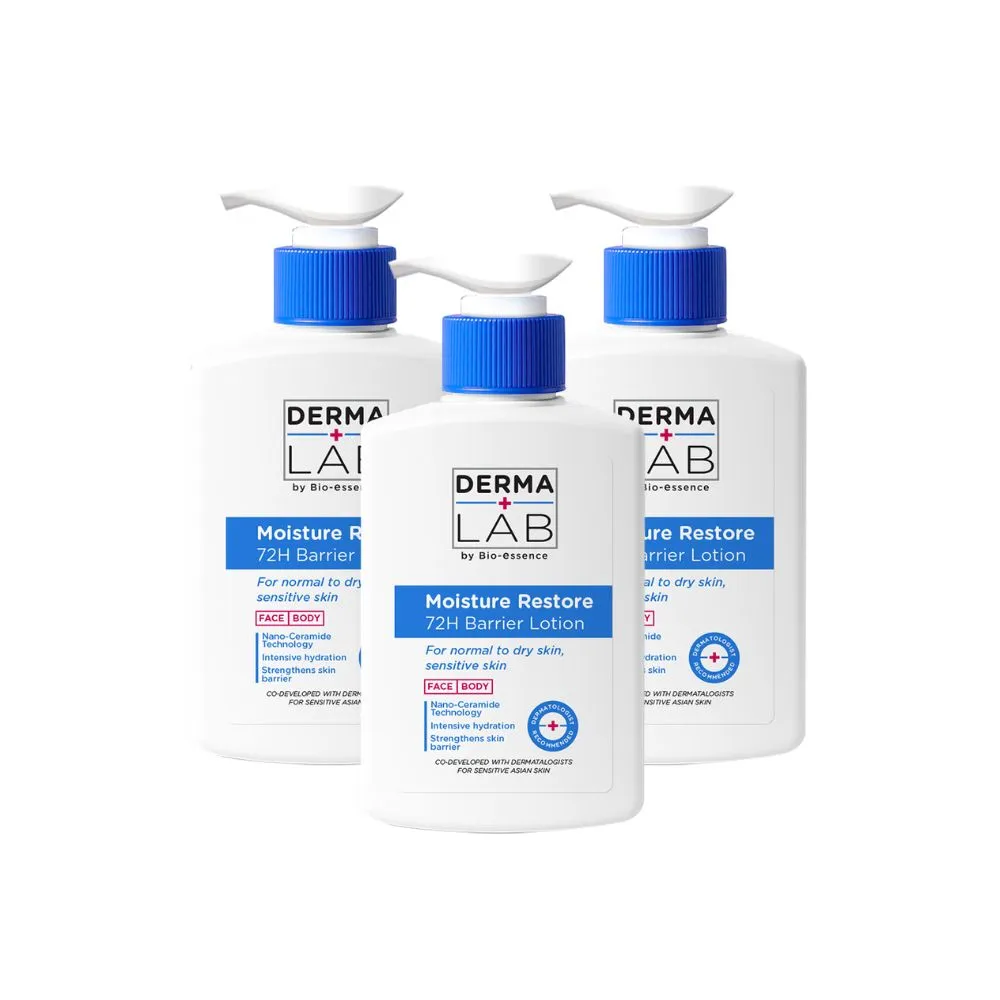 【DermaLab 德美醫研】72H鎖水屏障修護乳250ml(3入組)