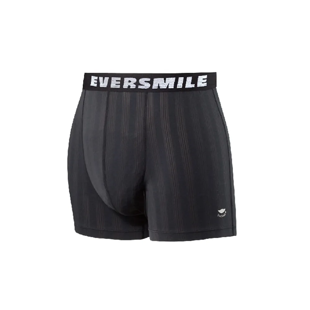 【EverSmile 幸福台灣】男吸排抑菌條紋彈性四角褲(四件組)