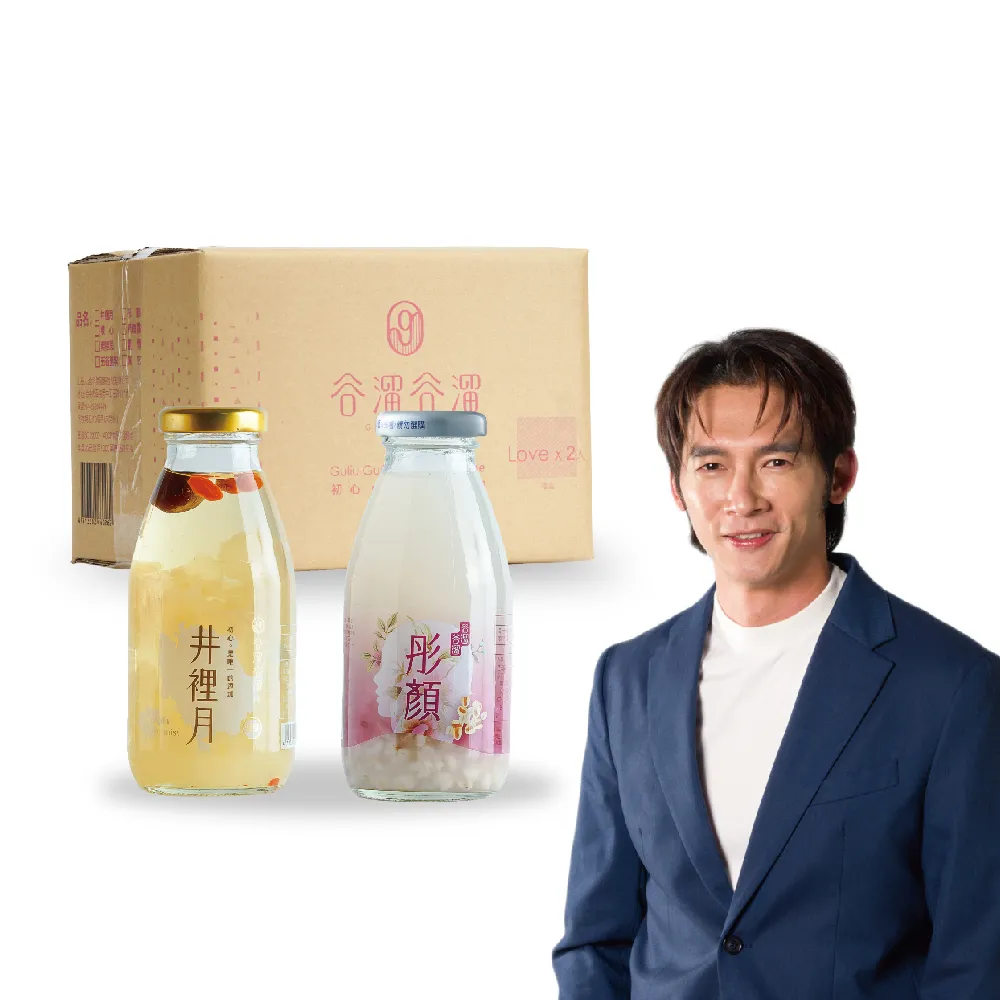 【谷溜谷溜】呵護彤顏295mlx12瓶(白木耳與薏仁飲)