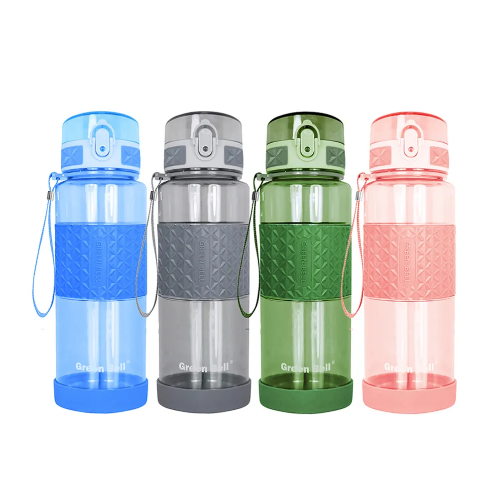 【GREEN BELL 綠貝】果漾彈蓋水壺800ml2入組(運動 提手 耐高溫 防漏 止滑 寬口 輕量 SGS)