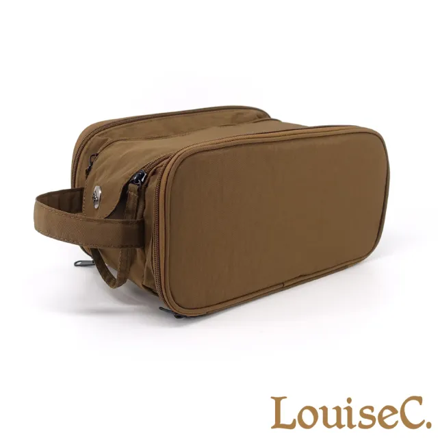 【LouiseC.】雙11 Tree House 輕盈尼龍 多收納多隔層 旅行盥洗化妝手提防水包 3色 CC075