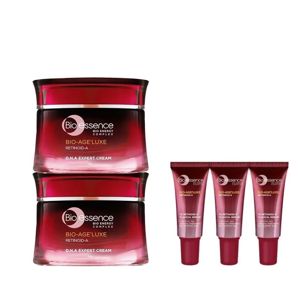 【Bio-essence 碧歐斯】BIO臻萃原生進化A醇肌因賦活霜45g(2入組)