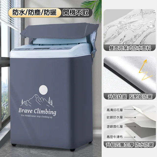 【FONMOST】洗衣機防塵套 直立洗衣機防塵套 波輪洗衣機套 上掀式洗衣機防塵套 洗衣機套 洗衣機保護套