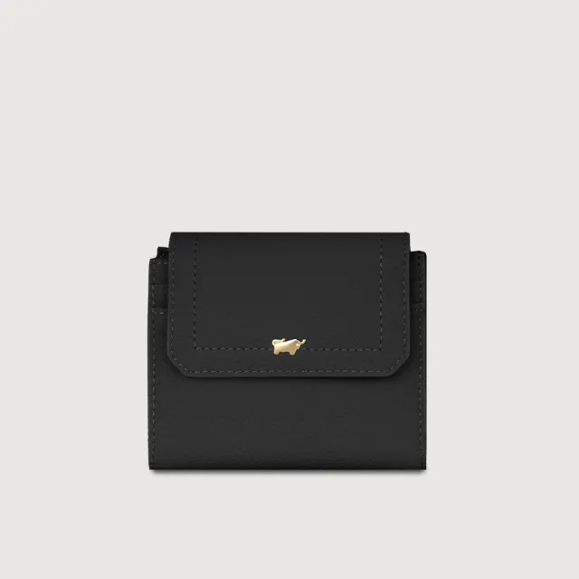 【BRAUN BUFFEL 德國小金牛】珍妮絲 8卡三折短夾-多色任選(BF840-414-BK/SF/SVM) 錢包送禮推薦