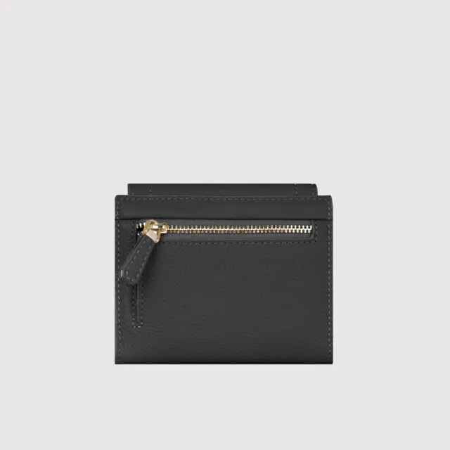 【BRAUN BUFFEL 德國小金牛】珍妮絲 8卡三折短夾-多色任選(BF840-414-BK/SF/SVM) 錢包送禮推薦