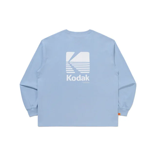 【KODAK Apparel】官方旗艦館 柯達 中性 長袖T恤 背部大LOGO SKYBLUE 天藍 / KB609007SBL