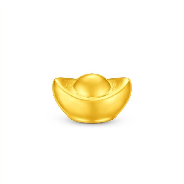 【周大福】小星星/小元寶 1公克黃金金豆_計價黃金(網路限定款/贈小金豆瓶)