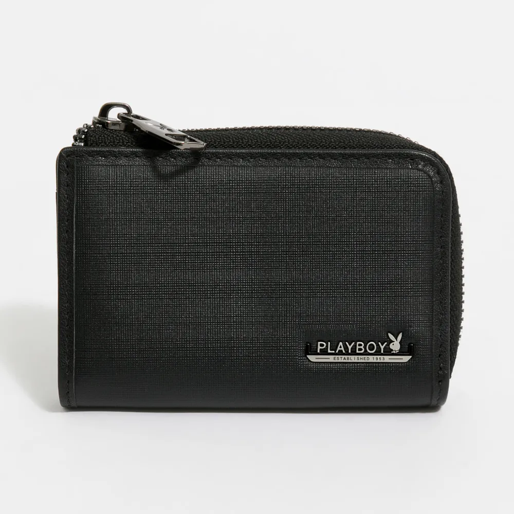 【PLAYBOY】零錢包  Marvelous系列(黑色)
