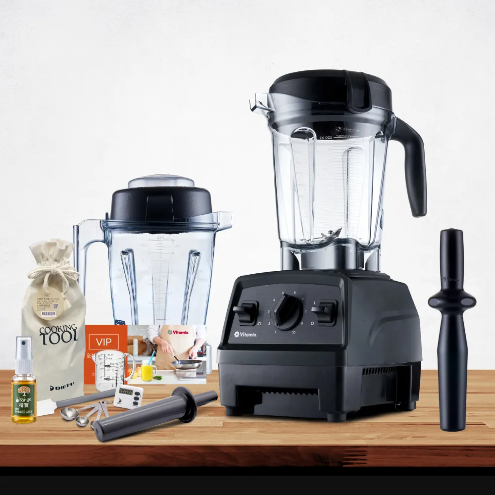 【美國Vitamix】全食物調理機E320 Explorian探索者-黑-台灣官方公司貨-陳月卿推薦(送工具組)