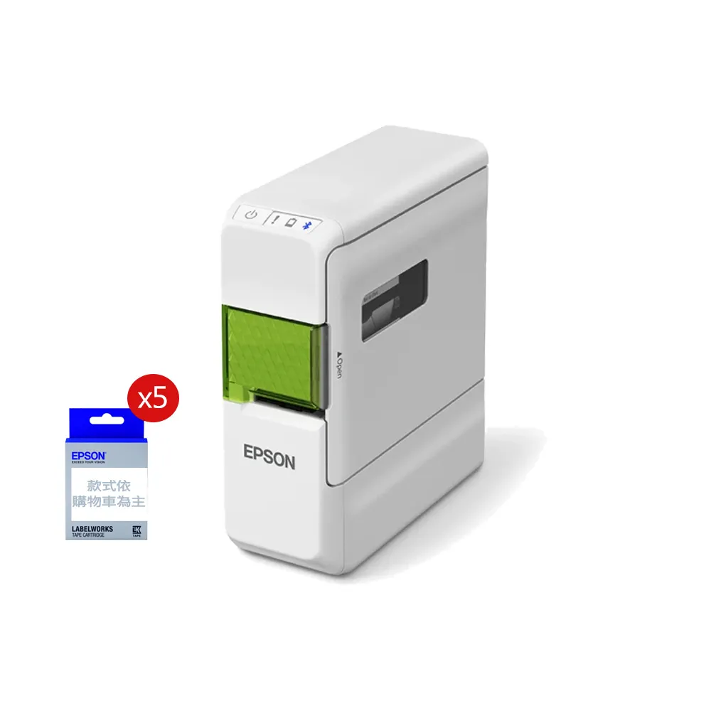 【EPSON】官方直營 搭5捲標籤帶★LW-C410 文創風家用藍芽手寫標籤機(自動裁切/適用6-18mm)