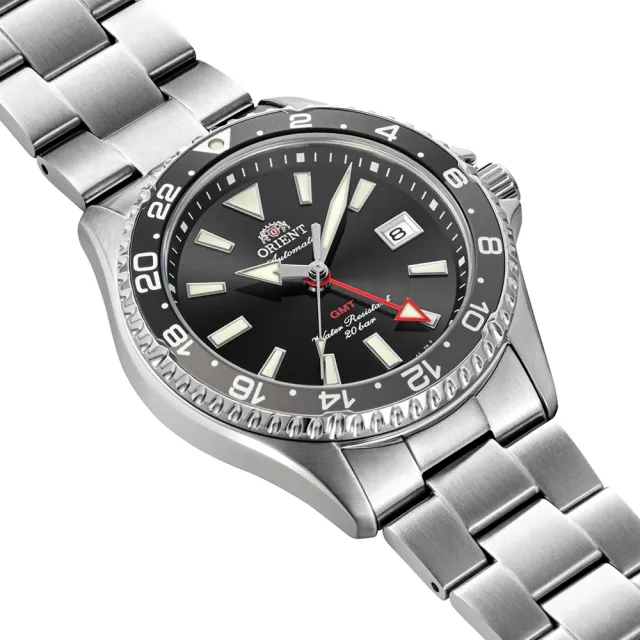 【ORIENT 東方錶】運動系列 Mako GMT 潛水機械腕錶 錶 週年慶 雙11 (RA-BC0001B)