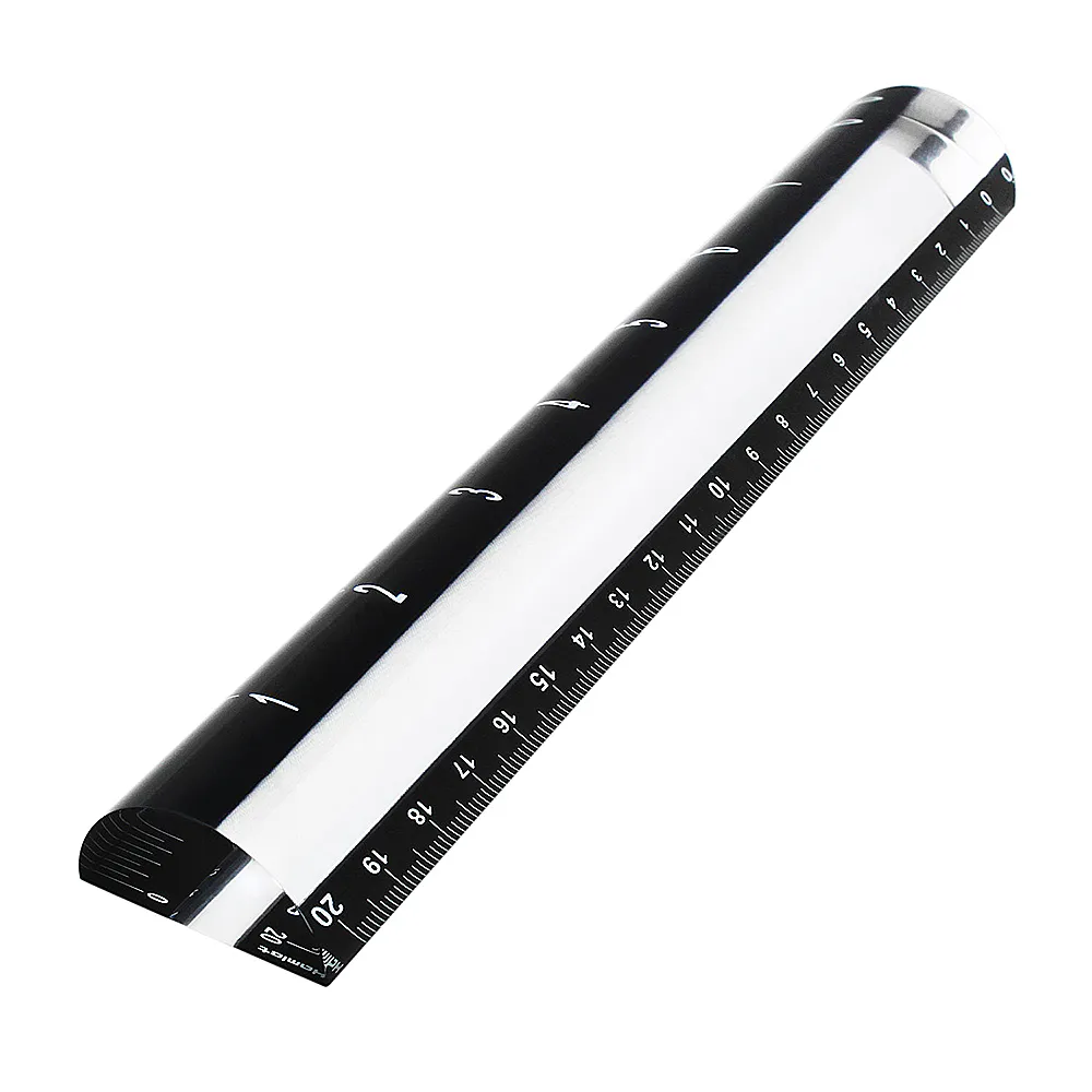 【HWATANG】(3入組) 2x/8D/20cm 台灣製閱讀規文鎮尺型放大鏡 A043 (財務團購神器 視覺輔具 職務再設計)