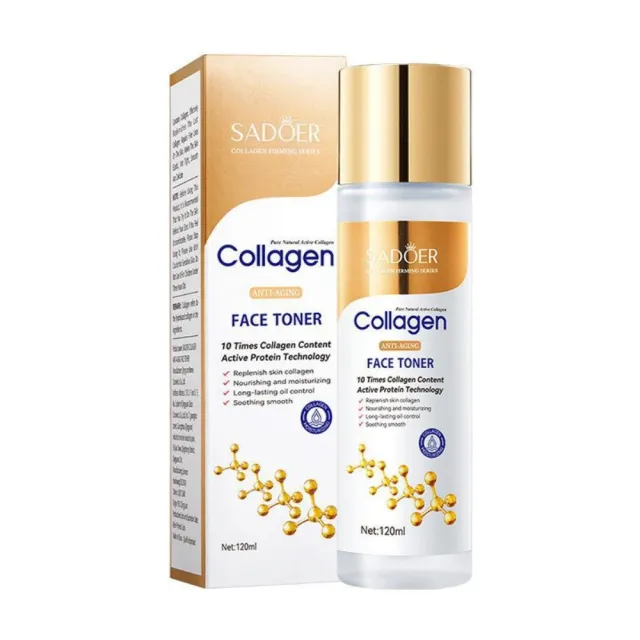 【iBloom】SADOER骨膠原抗皺臉部爽膚水120ml 6入組 (化妝水 爽膚水 補水保濕 改善乾燥)