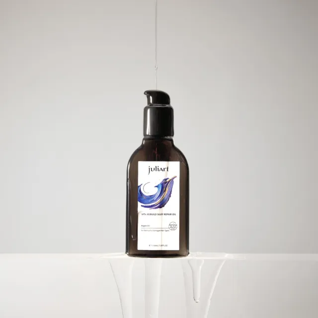 【juliArt 覺亞】官方直營 洸影重生精萃髮油 150mL(護髮/潤髮/免沖洗/免沖洗護髮/護髮精華/修護髮)
