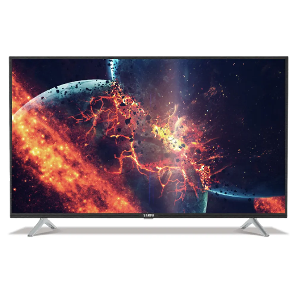 【SAMPO 聲寶】40型FHD轟天雷液晶顯示器+視訊盒-含基本桌上型安裝(EM-40CBS200)