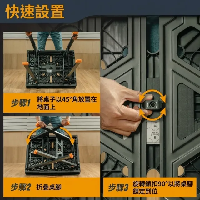POWERTEC UT1014 折疊工作桌 露營折疊桌 承重約748公斤(適用於木工、DIY、戶外和工地使用)