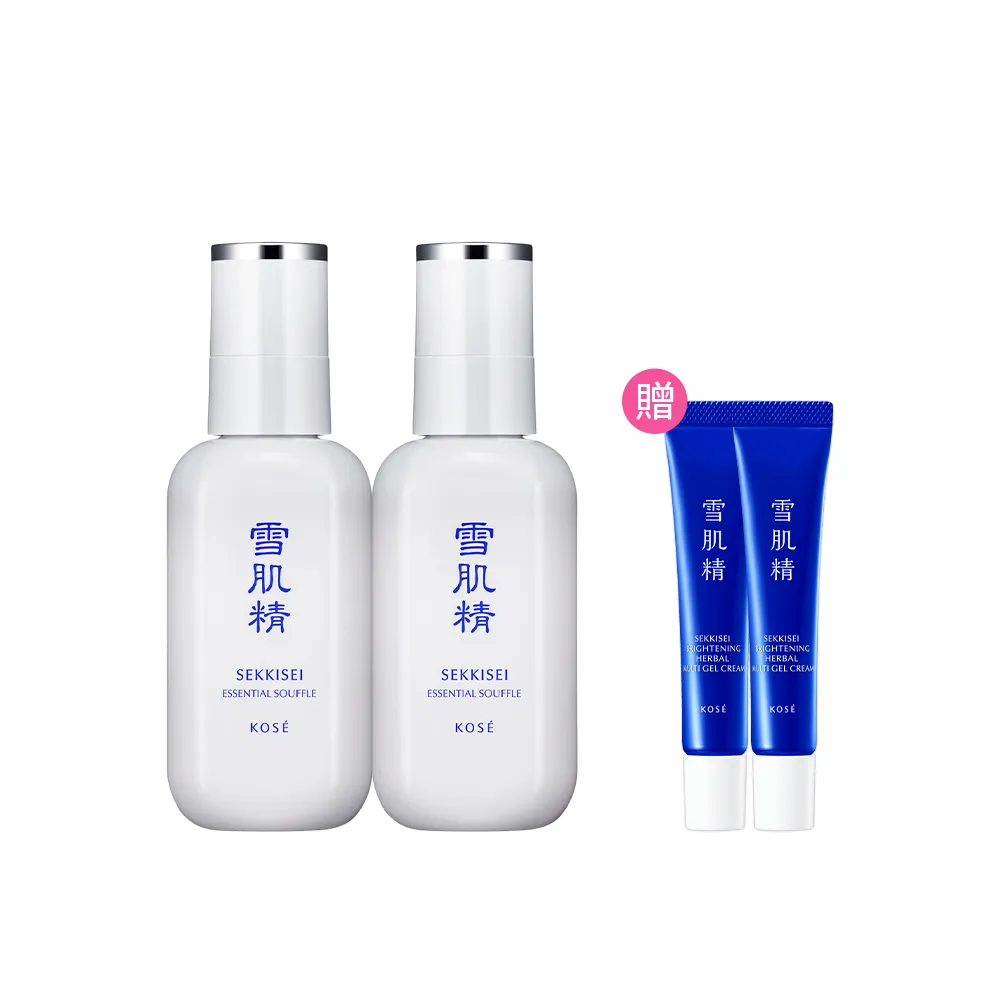 【KOSE 高絲】雪肌精 舒芙蕾精華乳 140ml(二入組)
