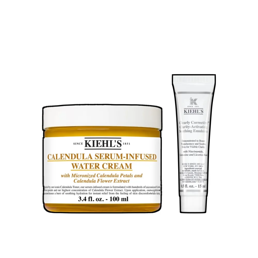 【Kiehl’s 契爾氏】官方直營 金盞花精萃亮采水凝霜 100ml(Kiehl’s/  大瓶裝)