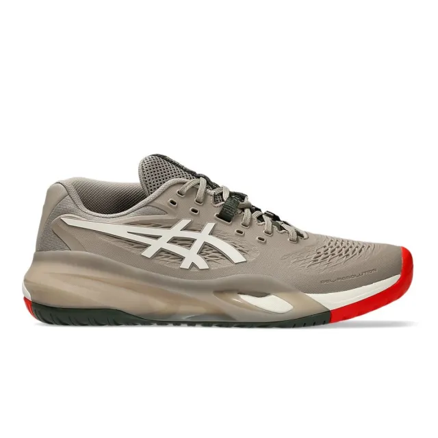 【asics 亞瑟士】GEL-RESOLUTION X 2E 男款 寬楦 網球鞋 1041A487-200 櫻桃番茄紅 底線型 亞洲大師賽
