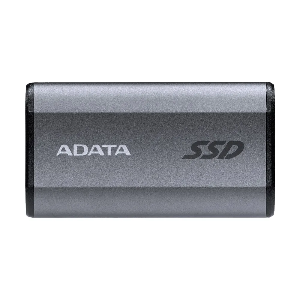 【ADATA 威剛】Elite SE880 1TB 外接式SSD固態硬碟 鈦灰 (附雙介面線材/最高讀寫2000/2000MB/s)