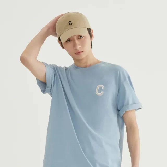 【COVERNAT】小C Logo平面刺繡棒球帽(ACC帽子 棒球帽 米白/黑/象牙白/粉紅/天藍色)