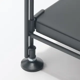 【MUJI 無印良品】SUS鋼製層架組/深灰/大 (大型家具配送)
